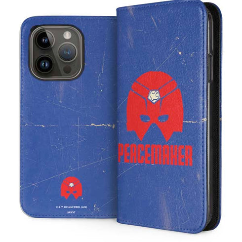 DC Comics Peacemaker Helmet iPhone 15 Pro Folio Case